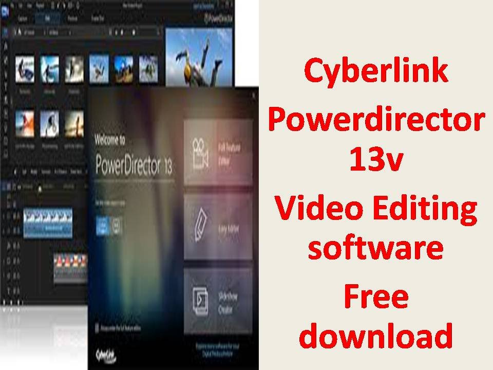 cyberlink powerdirector 13 download free
